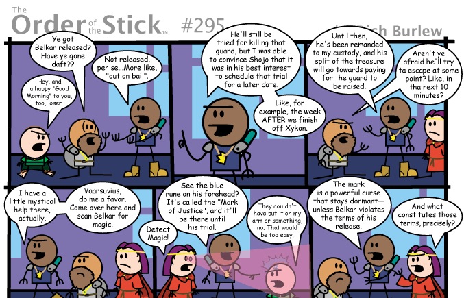 Order of the Stick #295 by Rich Burlew.